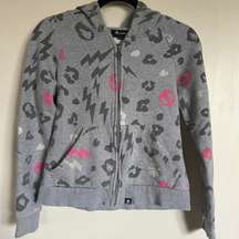 Tokidoki grey zip up jacket