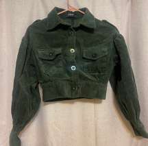 Corduroy Cropped Jacket