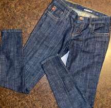 Miss Sixty J Lot Skinny Zip Ankle in dark wash - size 25