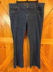 Lauren Jeans Co. Ralph Lauren Jeans Womens Size 16 Blue Denim Bootcut (2422)