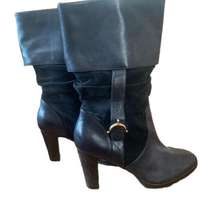 Ralph Lauren Black Boots With Heel