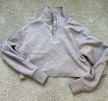 KITH Rae Quarter Zip - Coffee Heather