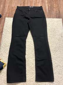 black bootcut jeans