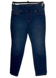 Lee Large Pull-On Sculpting Jeans Slim Fit Slim Leg Stretch Mid-Rise Rear Pocket