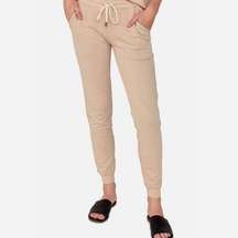 NWT MATE the Label Cream Organic Terry Classic Jogger - XS