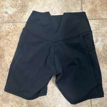 Black  Women’s Workout Gym Shorts