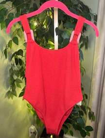 AERIE Crinkle Scoop Cheekiest One Piece Bathing Suit NWT Size Medium