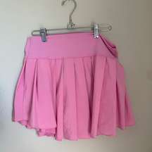 OFFLINE by Aerie Pink Pleated Tennis Skort, Size Large