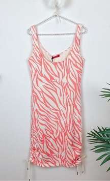 n:philanthropy Sebastian Dress in Tropical Abstract Coral