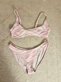 Pink Zebra Bikini Set