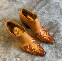 Vintage Charlie 1 Horse Leather Booties