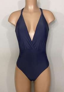 New. Pilyq blue one piece.