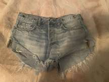 denim shorts