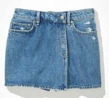 American eagle denim mom skort