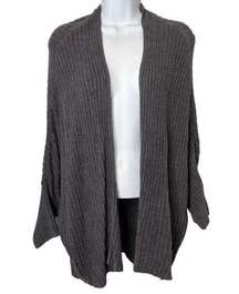 Barefoot Dreams Women's Gray Cozy Chic Lite Shrug Wrap Cardigan Size Large / XL