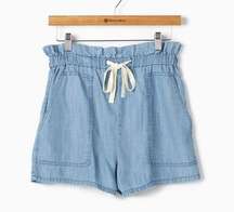 Gentle Fawn Berkeley Chambray Shorts NEW Small High Waisted Light Wash Short