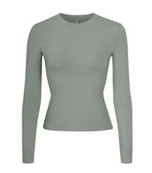 COTTON JERSEY LONG SLEEVE TSHIRT MINERAL SMALL