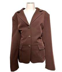 Alyn Paige New York Vintage Java Brown Blazer Size 16