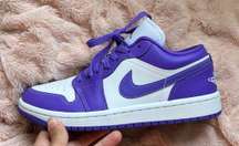 Womens  1 Low 'Psychic Purple'