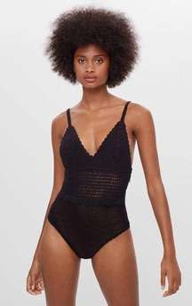 nwt crochet top bodysuit