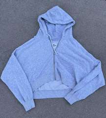 Light Grey Zip Up Hoodie