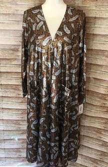 NWT LLR Elegant Sarah Metallic Duster