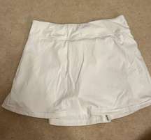 White Tennis Skort