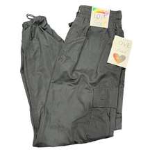 NWT Love Streak Women’s Parachute Pants Black Size M