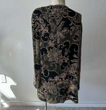 Vintage Blacktie Oleg Cassini Gold Beaded Cardigan