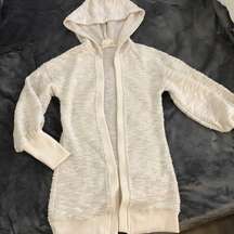 Mia Joy Cream knitted cardigan hoodie. Fantastic condition size 10