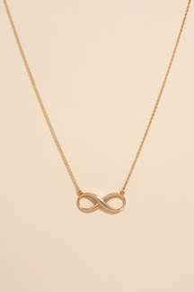 Infinity Necklace | 14k solid gold Necklace