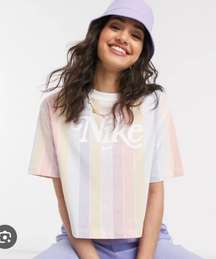 Pastel Rainbow Striped Tee