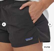 Black Barely Baggies Shorts