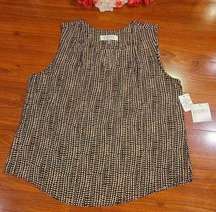 Polka Dot Tank Top Size Large