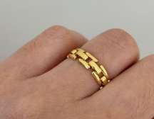Gold Ring, Stacking Gold Ring 