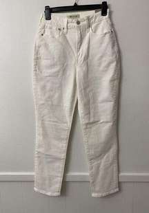 Madewell The Curvy Perfect Vintage Jeans White Magic Pockets Boho NEW Size 26