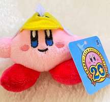 NWT  Kirby mini plush keychain! last one! Unisex gift 💚