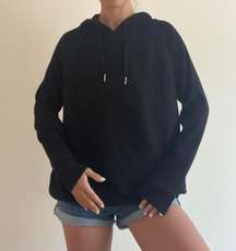 Black Oversized Hoodie Size M