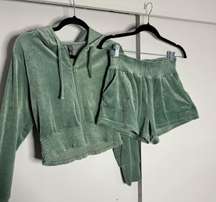 Velour Short Set