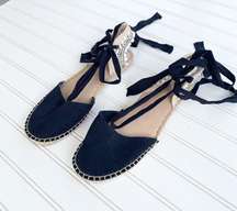 Black Espadrilles Sandals