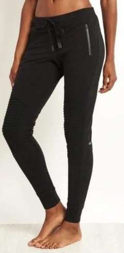 ALO Yoga, Pants & Jumpsuits, Alo Yoga Moto Black Sweatpants