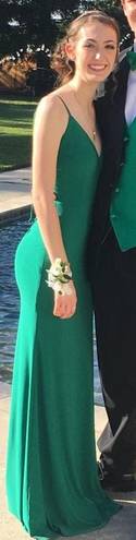 B Darlin Emerald Green Prom Dress