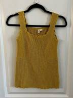 SKIMS Tank Top Women's XS Beige Solid Sleeveless Scoop Neck