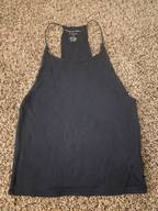 Alo Yoga Seamless Ribbed Favorite Bra Tank Fog M Gray Size M - $99