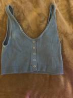 OFFLINE By Aerie Real Me Blue Houndstooth Cap Sleeve Sports Bra Blue Size  XL NWT
