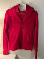 Lululemon scuba full zipper hoodie size 4 NWT color in mulled wine/golden  zipper - $156 New With Tags - From daisy