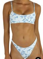 LA Hearts by PacSun Brown Palisade High Cut Bikini Bottom