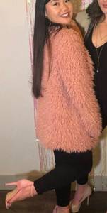 Fluffy Pink Coat