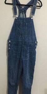 Gap Women Vintage  Bib Overalls Carpenter Baggy Y2K Full Length Denim Size Medium