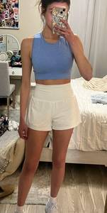 SheIn Blue Athletic Crop Tank